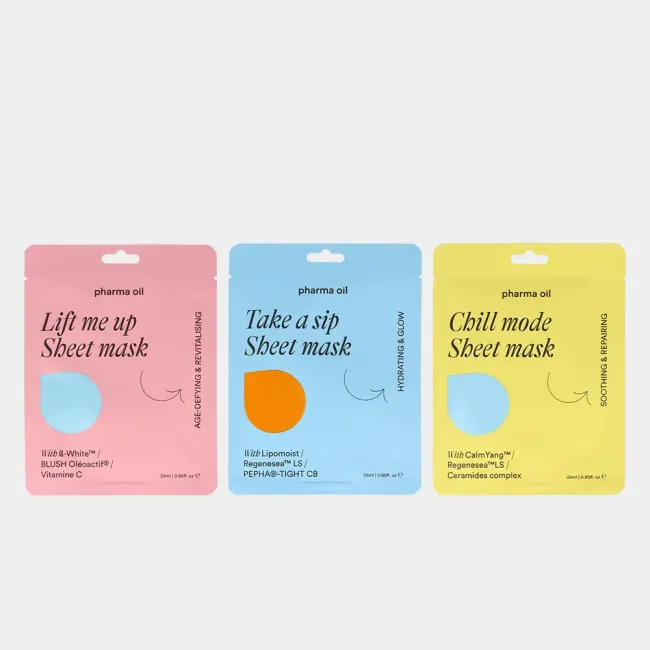 Zestaw 3 masek w płachcie  TREAT YOURSELF